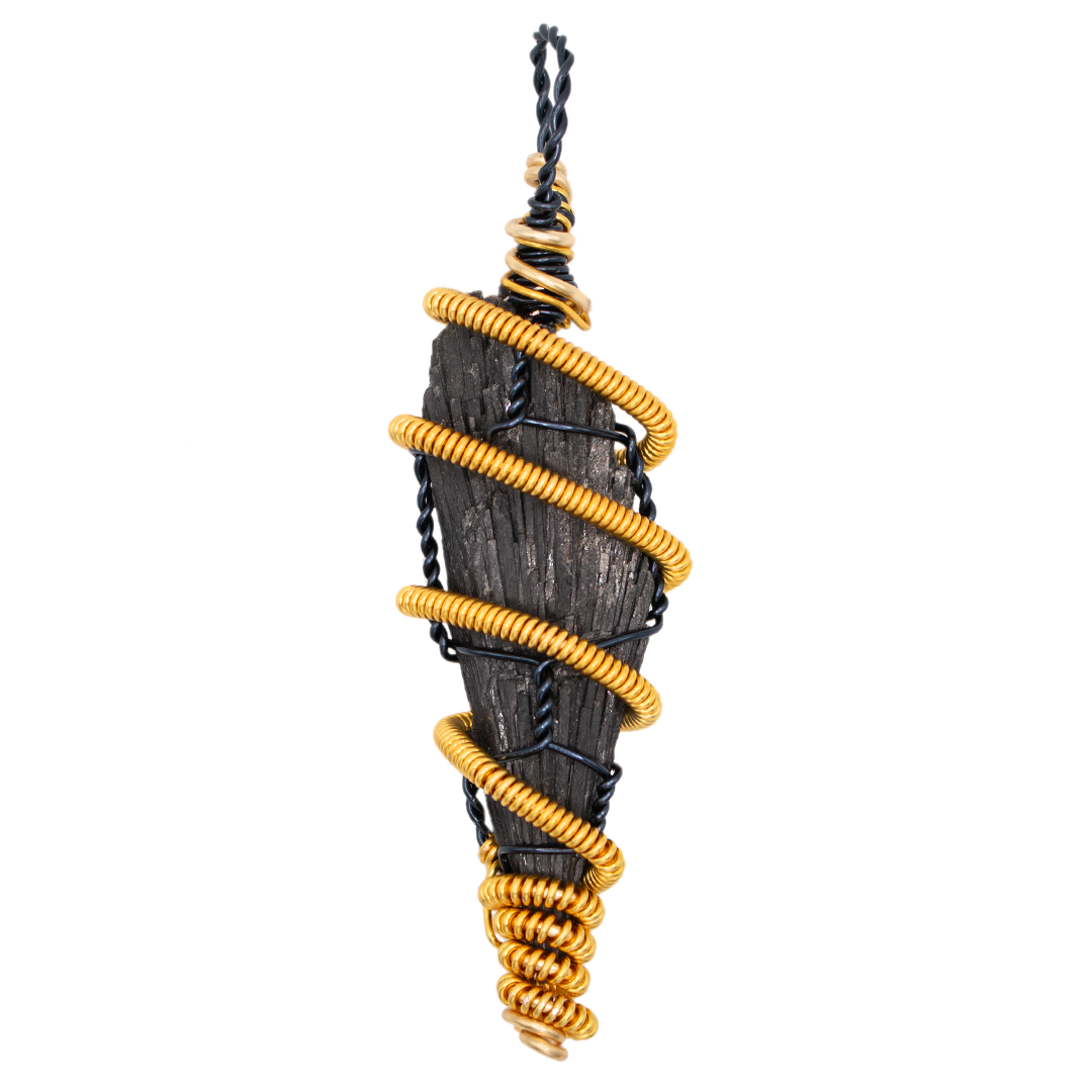 Black Kyanite "DNA STRAND"