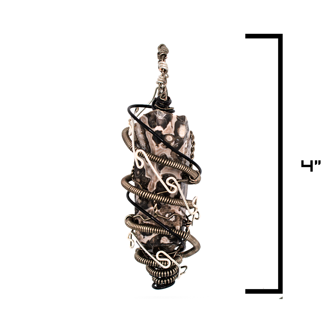 Brown Zebra Jasper "Omega DNA STRAND"