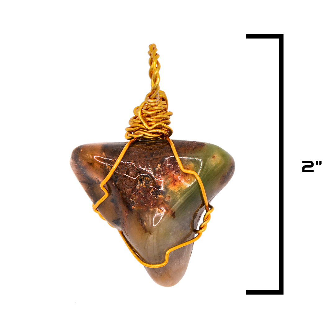 Chrysoprase "Shark Tooth"