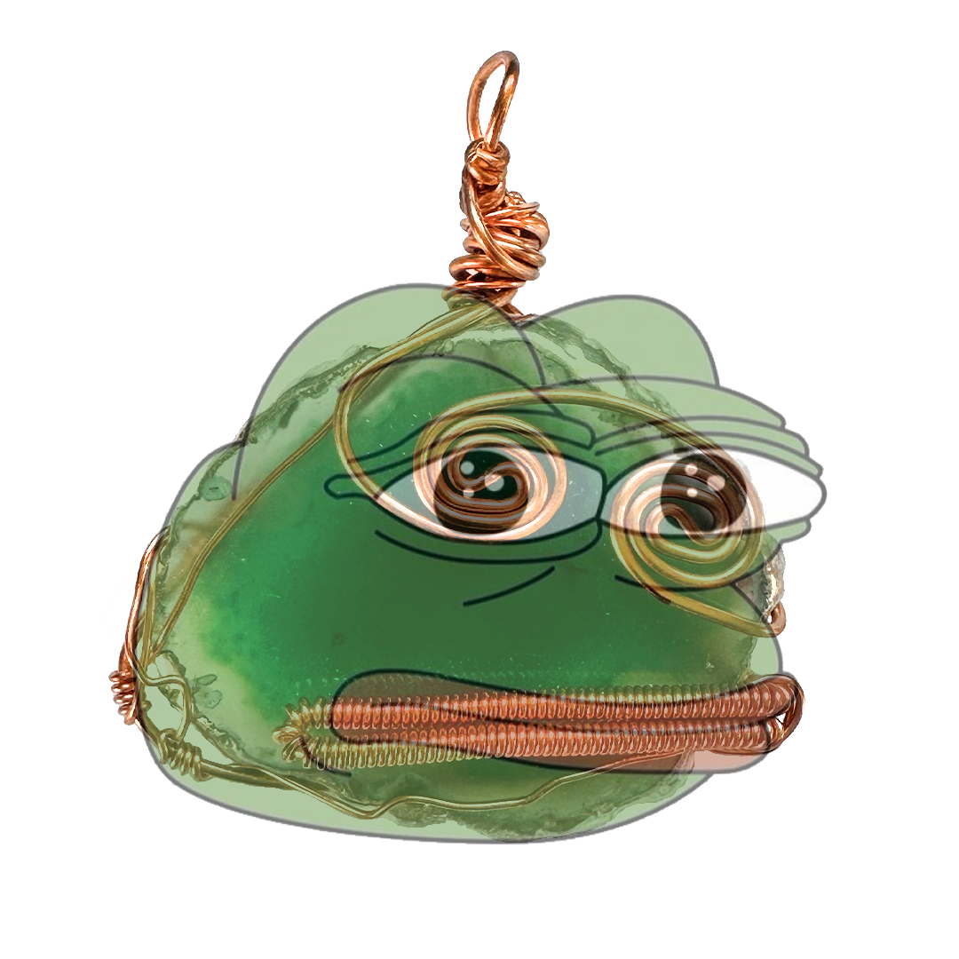 Green Agate "Pepe" (AVAILABLE. CLICK HERE FOR MORE DETAILS)