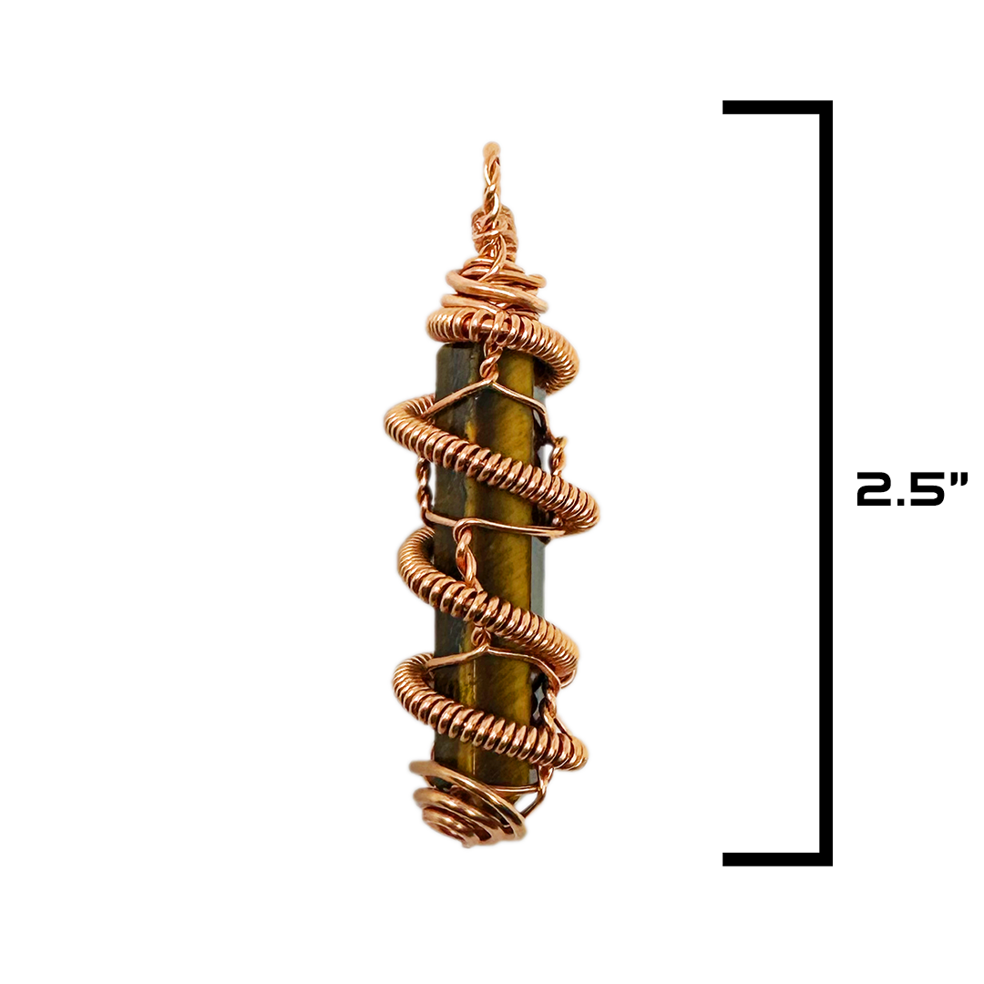 Tigers Eye "DNA STRAND"
