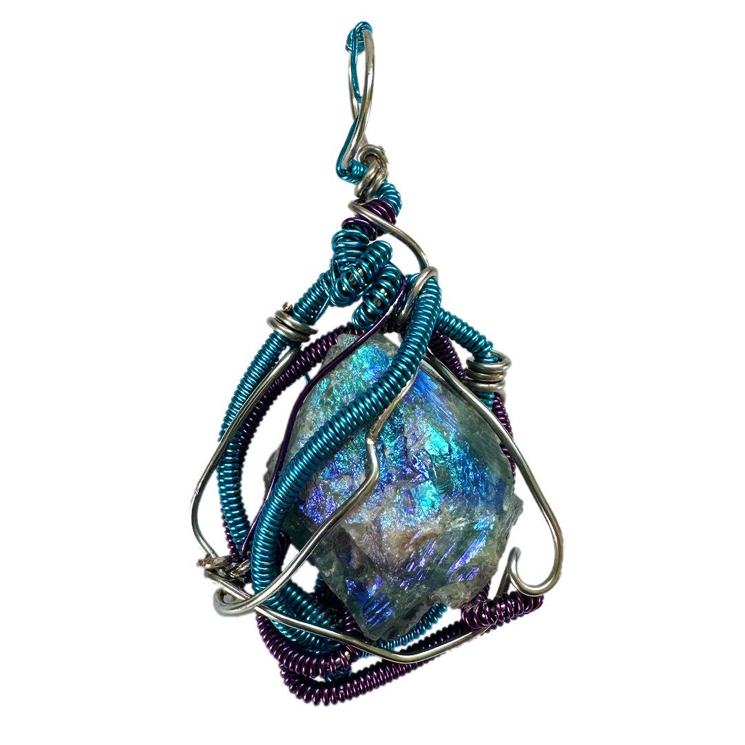 Titanium Fluorite "Tear Drop"