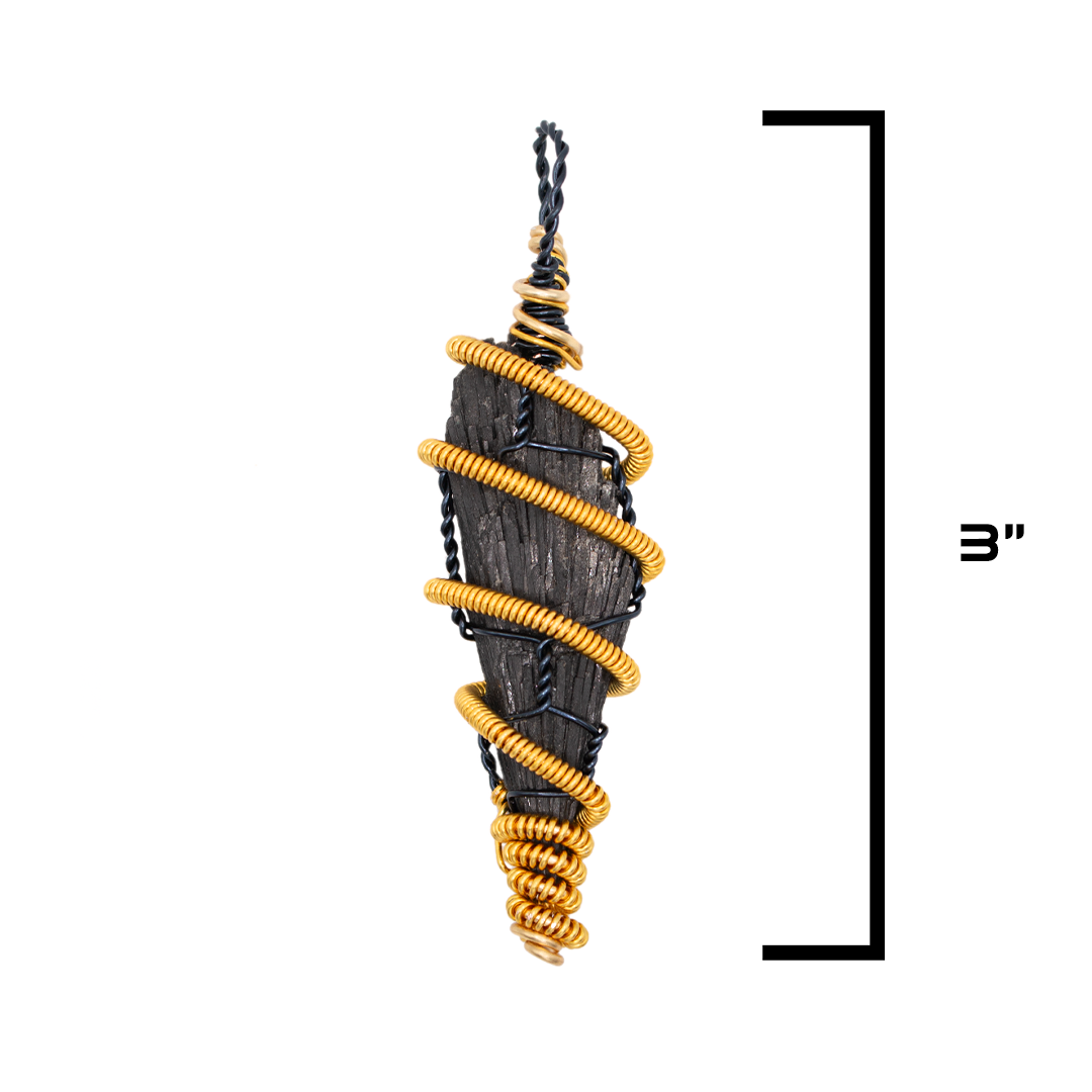 Black Kyanite "DNA STRAND"