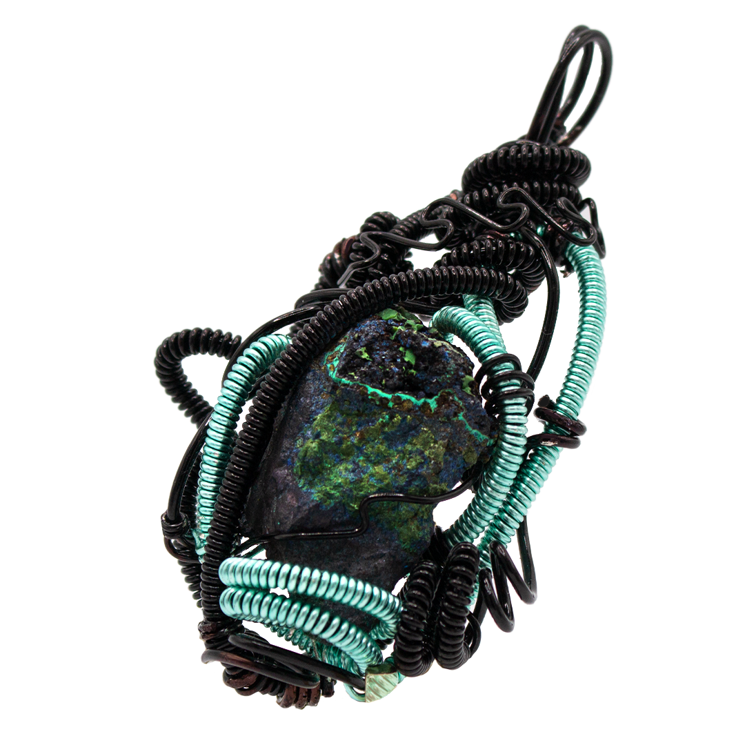 Azurite + Malachite + Chrysocolla "Magnet Oracle"