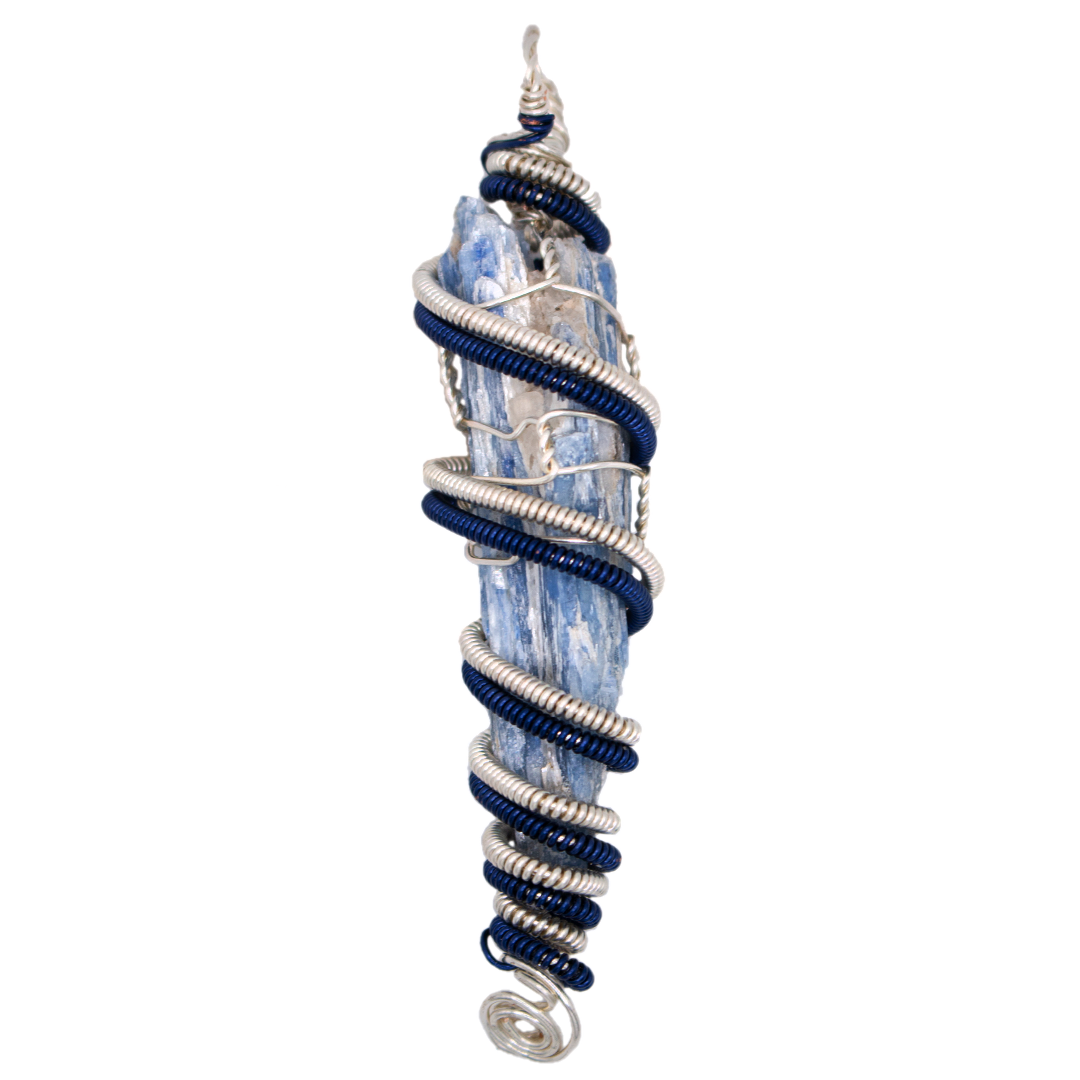 Blue Kyanite "Dual DNA STRAND"