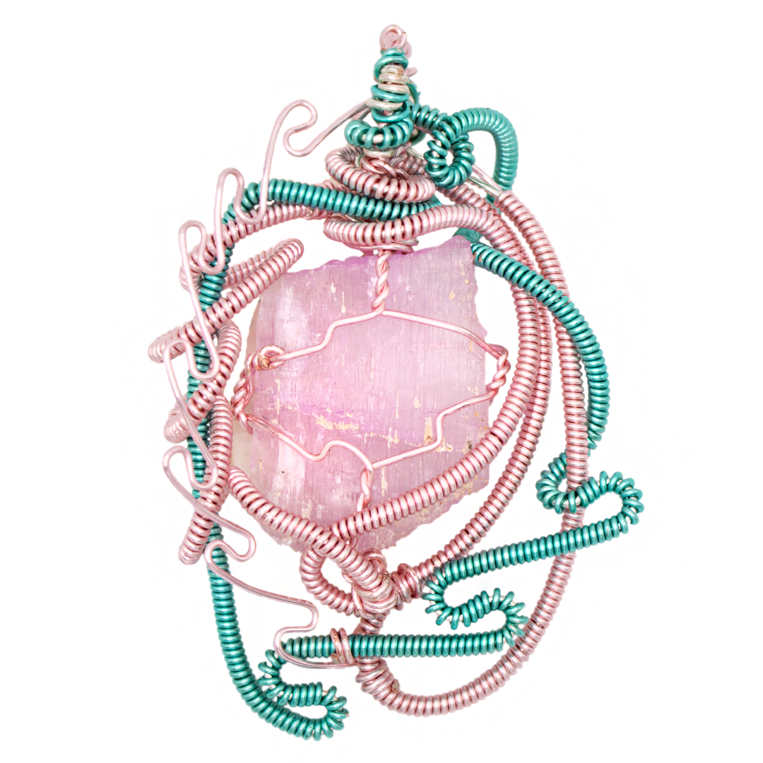 Kunzite "Heart Shield"