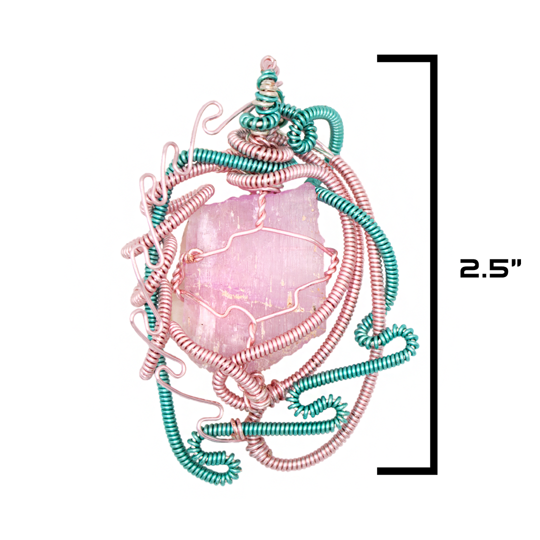 Kunzite "Heart Shield"