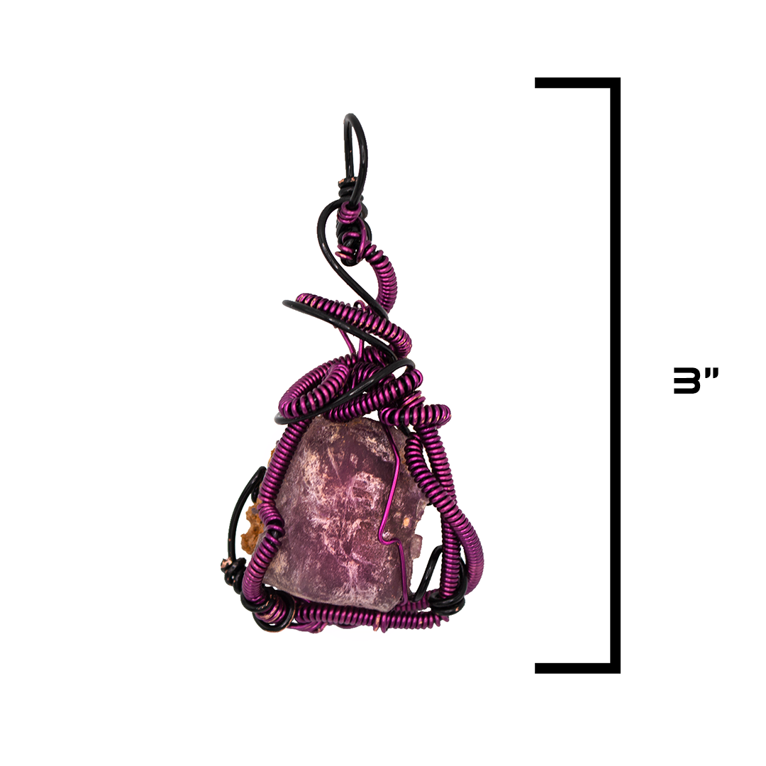 Purple Fluorite "Cube Wave"